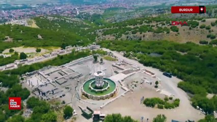 Burdur'da suyu binlerce yıl önceki kaynağından gelen iki çeşme ilgi gördü