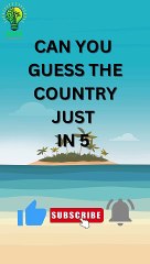 Can you guess the country just in 5 seconds