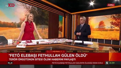 Sunucu Cansu Canan Özgen, Fetullah Gülen'in ölüm haberini böyle verdi