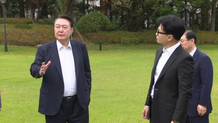 윤 대통령, 한동훈 대표와 80분 동안 면담 / YTN
