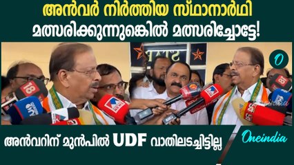 'അന്‍വര്‍ നെഗറ്റീവോ പോസിറ്റീവോ ആയി മറുപടി പറഞ്ഞിട്ടില്ല'; മറുപടിയുമായി K. Sudhakaran