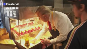 Trump fait des frites chez McDo dans une opération visant Harris