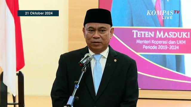 Pernyataan Budi Arie saat Sertijab Menteri Koperasi: Ada 3 Program Dalam 100 Hari Kerja Saya