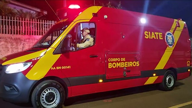 Após ser agredida a pauladas pelo marido, mulher é socorrida pelo Siate
