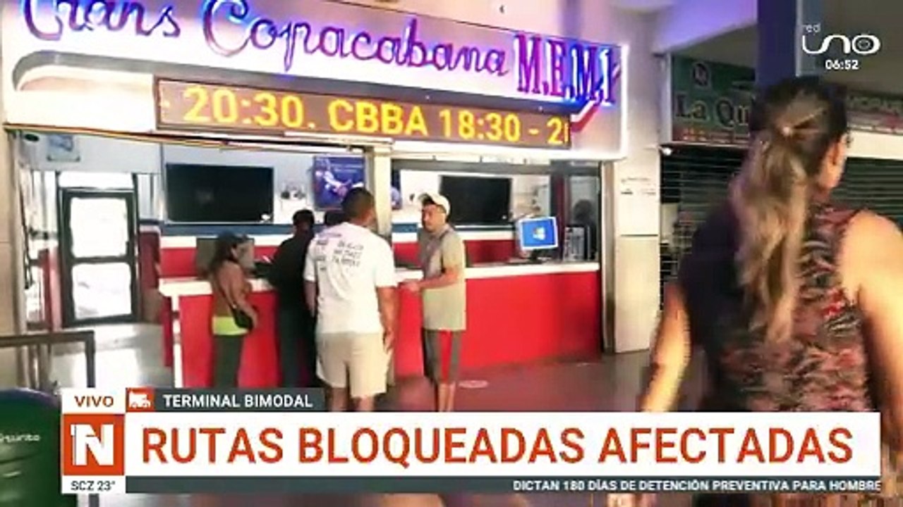 SCZ no venden pasajes en la Bimodal para viajar al Occidente