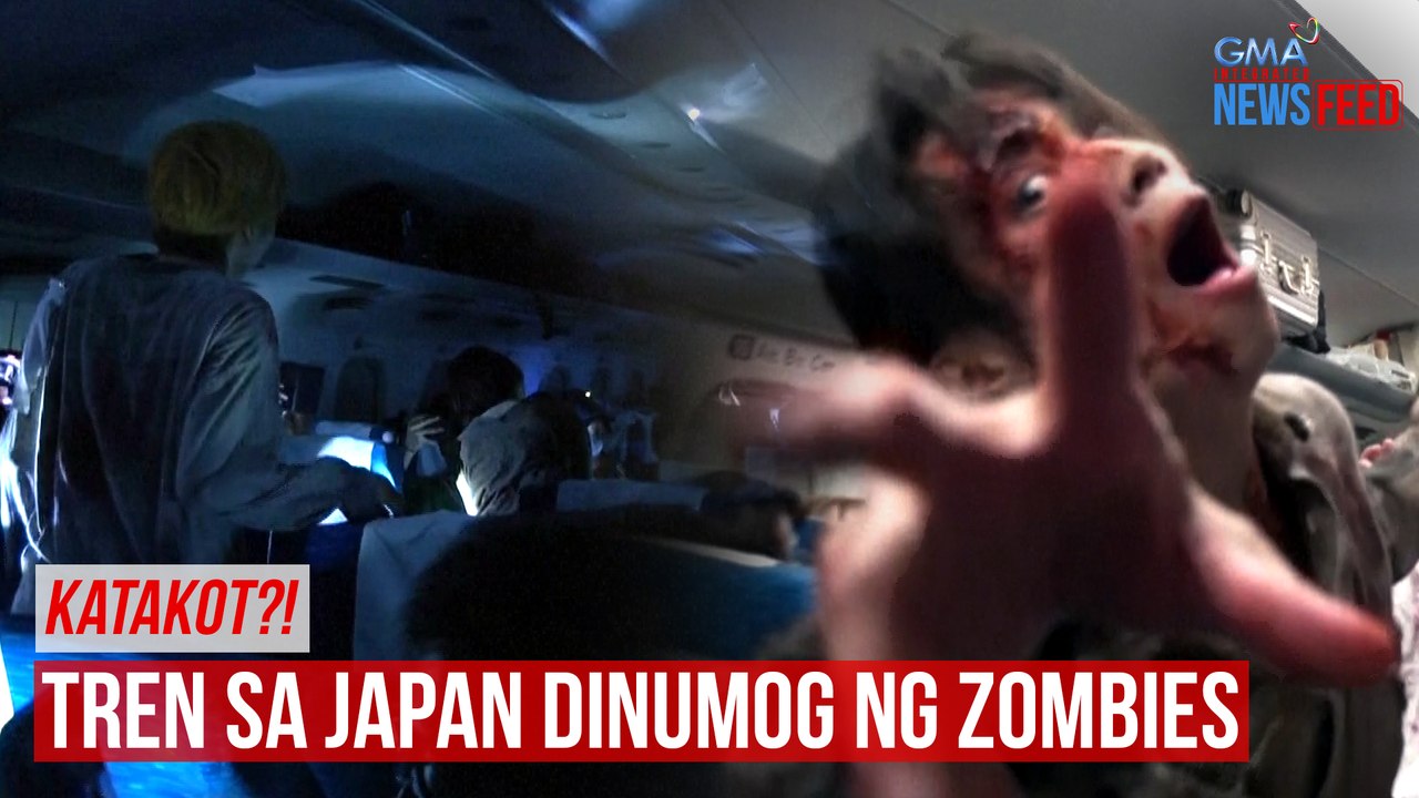 Katakot?! Tren sa Japan dinumog ng zombies | GMA Integrated Newsfeed