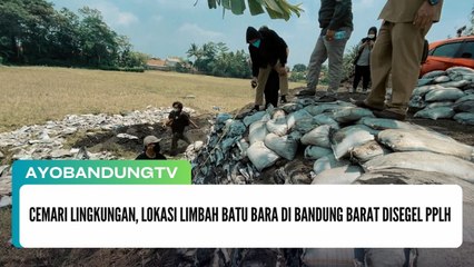 Cemari Lingkungan, Lokasi Limbah Batu Bara di Bandung Barat Disegel PPLH