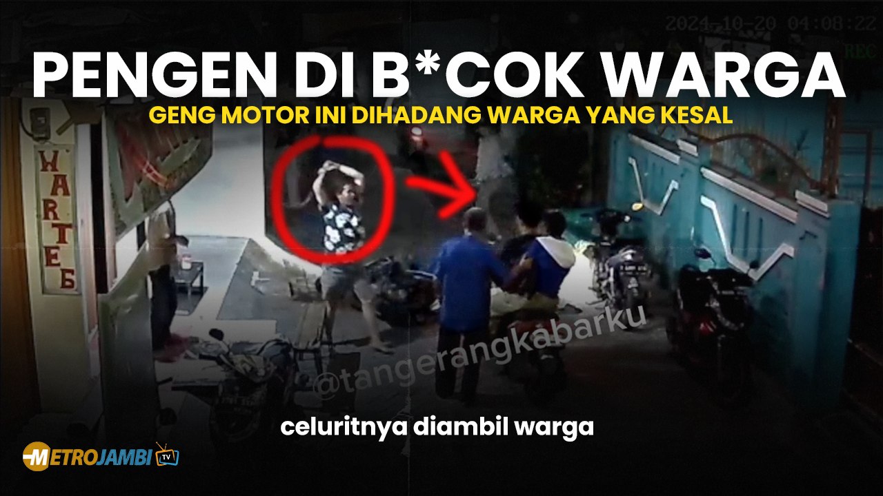 Dikit Lagi Melayang Nyawa, Geng Motor Nyari Dibacok Warga