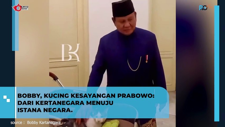 Momen Bobby Kartanegara Pindah ke Istana Ikut Prabowo Subianto