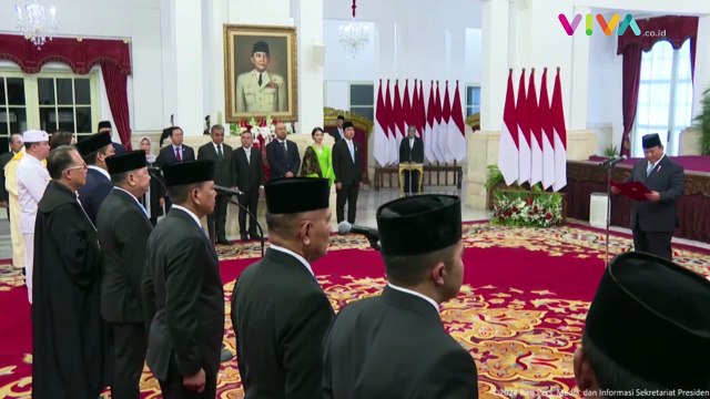 [FULL] 55 Wakil Menteri dan 1 Sekretaris Kabinet Dilantik