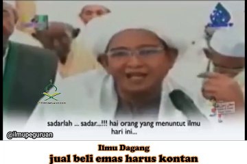 Ilmu Dagang , Jual beli emas harus kontan