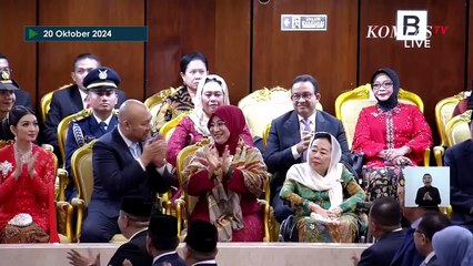 Momen Prabowo Sapa Para Ketum Parpol hingga Anies-Ganjar saat Pidato Perdana Usai Dilantik