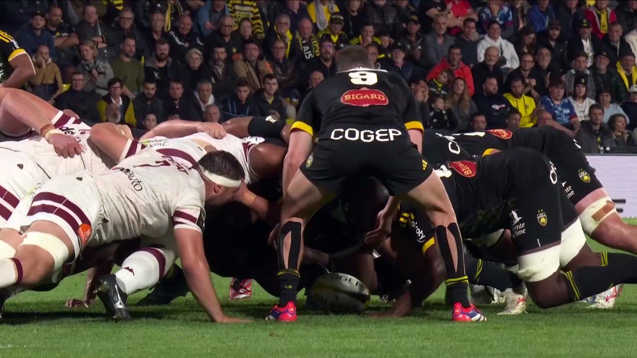 TOP 14 - Essai de Brice DULIN (SR) - Stade Rochelais - Union Bordeaux-Bègles