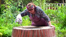 Grandma's Unique Tandoor Bread Recipe! Baking Bread in an Azerbaijan Village!