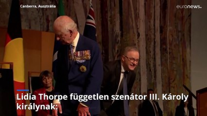 "Nem vagy a királyom" - kiabálta egy őslakos szenátor III. Károlynak ausztrál körútján