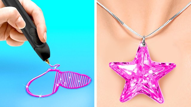 IDÉES DIY POUR CRÉATIONS AVEC STYLO 3D ET PISTOLET À COLLE CHAUDE | Astuces d'Art par 123 GO Like!
