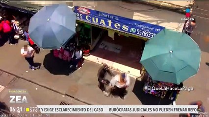 Así cayeron un par de ladrones en el Centro Histórico de la CDMX