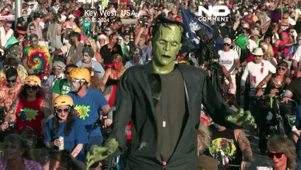 Zombies auf den Straßen: Florida feiert ein Maskenfest