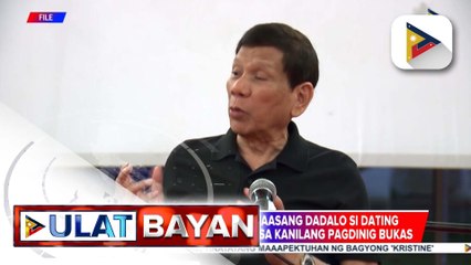 Descargar video: House Quad-Committee, bukas sa pagdaraos ng joint inquiry kasama ang Senado; ex-Pres. Duterte, hindi dadalo sa pagdinig ng Quad-Comm bukas