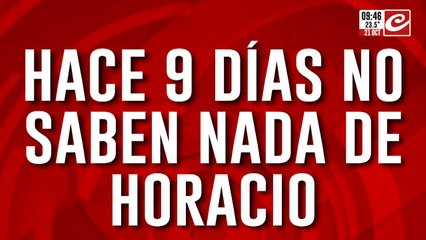 Salió de su casa hace nueve días y nadie sabe dónde está: ¿qué pasó con Horacio?