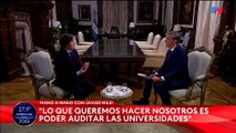 Milei apuntó contra el movimiento universitario: 