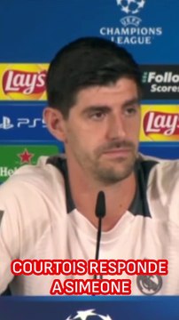 Courtois responde a Simeone tras sus declaraciones en el derbi