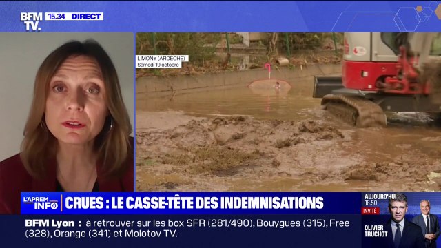 Crues à répétition: Quand vous êtes fortement exposé aux risques climatiques (…) vos tarifs d'assurance augmentent très fortement , constate Stéphanie Durrafourd, porte-parole d'Assurland.com
