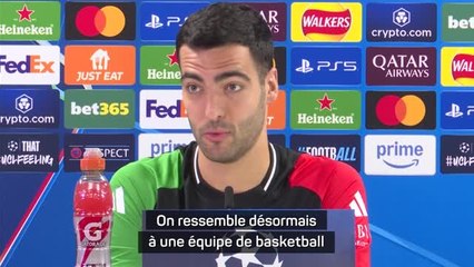 Arsenal - Merino : "On ressemble désormais à une équipe de basketball"