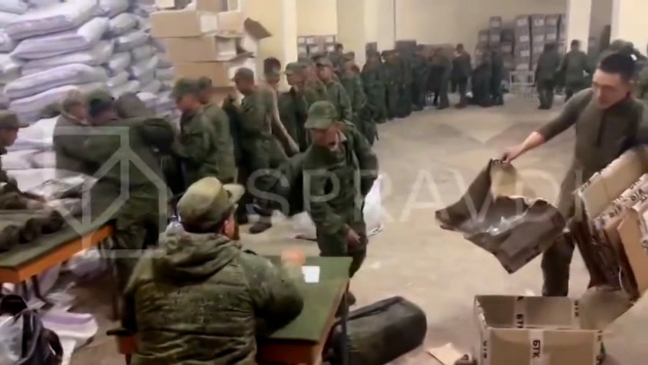Watch: Ukraine video appears to show North Korean troops at Russian military base