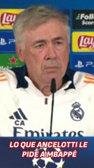 Ancelotti, tajante con lo que le pide a Mbappé