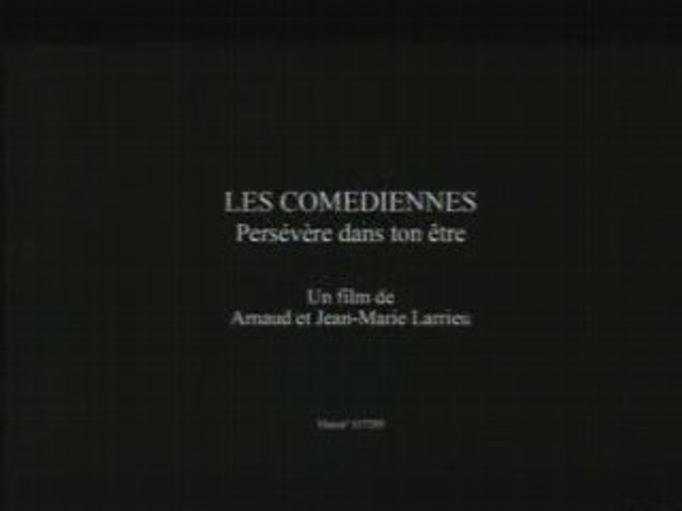 Les comédiennes Persévère dans ton être