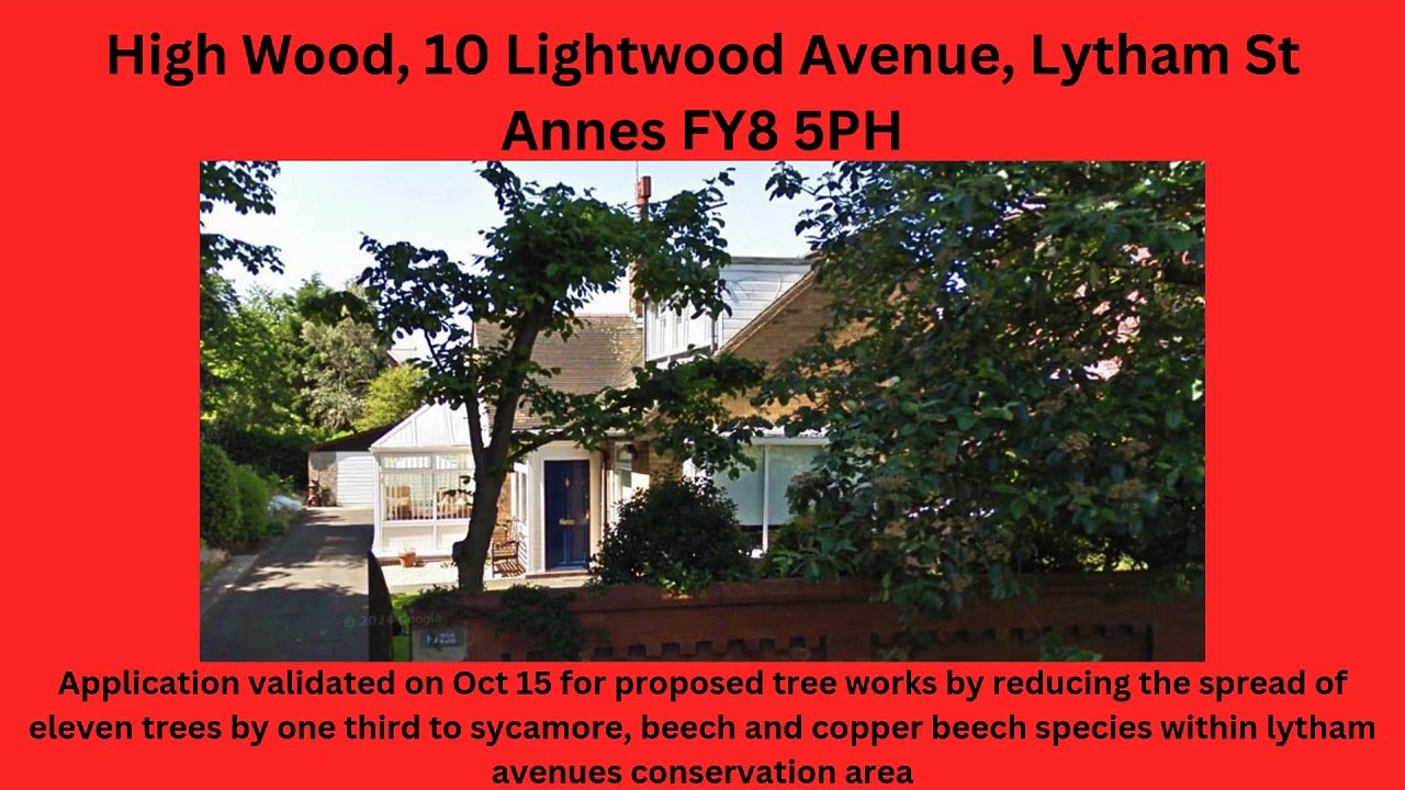 Blackpool and Fylde planning applications 14/10-20/10