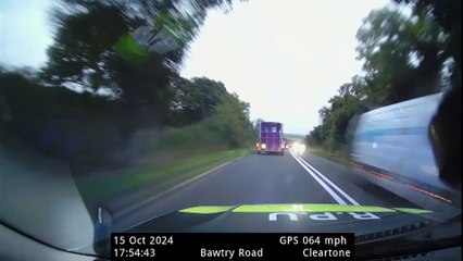 Dramatic footage shows dangerous driver arrest after pursuit