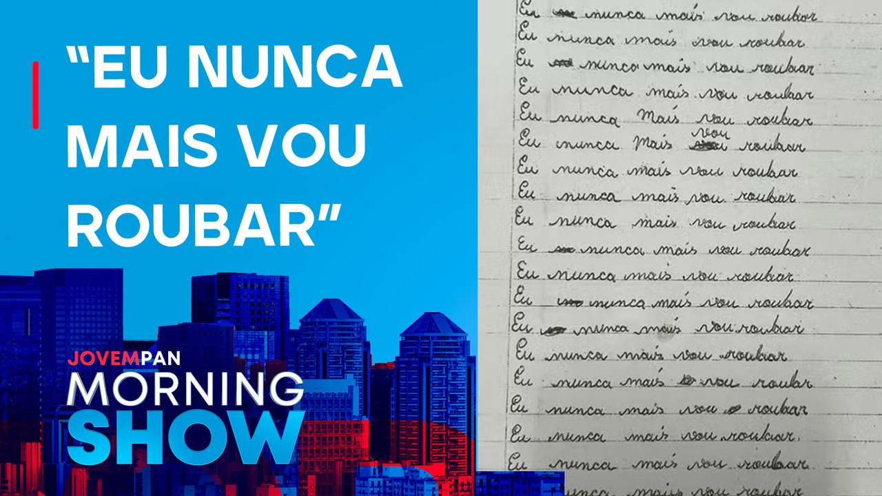 Mãe faz filha ESCREVER frase repetidamente após descobrir que menina escondia CELULAR FURTADO