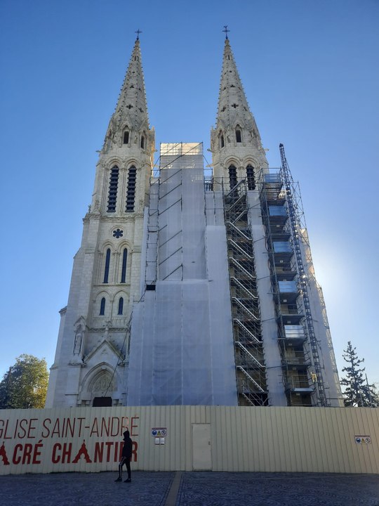 Châteauroux : les travaux de l'église Saint-André avancent bien