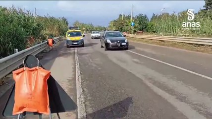 RIAPERTA LA STRADA STATALE 18 'TIRRENA INFERIORE'  A LAMEZIA TERME IN PROVINCIA DI CATANZARO