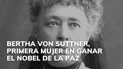 La primera mujer en ganar el Nobel de la Paz