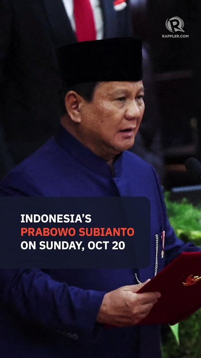 Former special forces commander Prabowo takes up Indonesian presidency