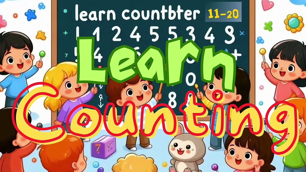 Learn Counting 11-20 || Fun Counting Song for Kids || kido Vido.