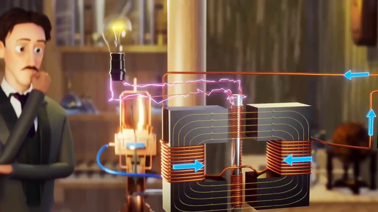 Tesla Generator Working Principle Explained with 3D Animation.
