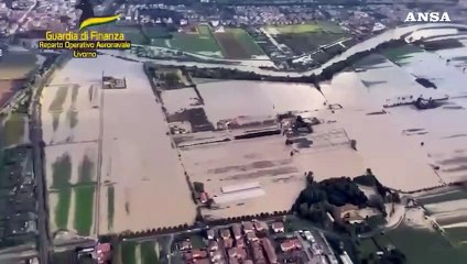 Maltempo in Toscana, esonda il Cecina: 2.000 ettari di campi sommersi