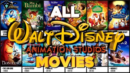 All Walt Disney Animation Movies (1937-2027)