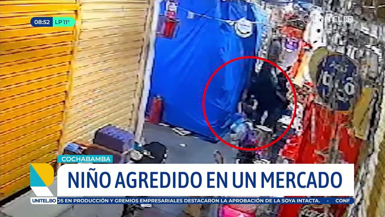 Un vendedor agredió a un niño dentro de un mercado en Cochabamba, gremiales anuncian acciones