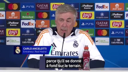 Télécharger la video: Real Madrid - Ancelotti : “Je suis très satisfait de Bellingham”