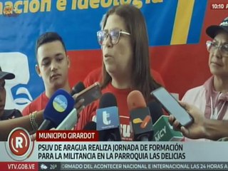 Aragua | Militantes del PSUV se preparan contra la guerra cognitiva para la paz