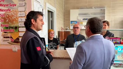 Vali Özarslan, kantin denetimlerine katıldı