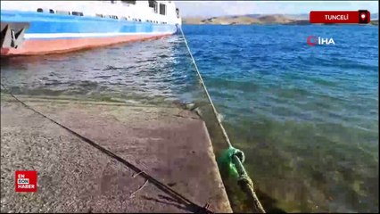 Tunceli'de feribot seferleri yeniden başladı