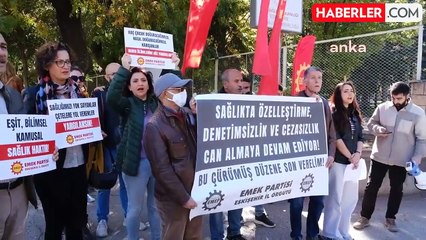 Emek Partisi Eskişehir'de Yenidoğan Çetesi'ni Protesto Etti
