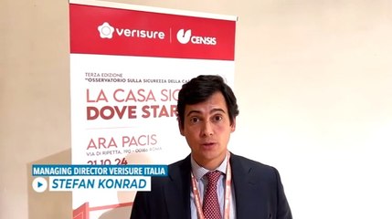 Konrad (Verisure Italia): "Lavoriamo per sicurezza italiani