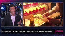 Donald Trump Doles Out Fries At McDonald's